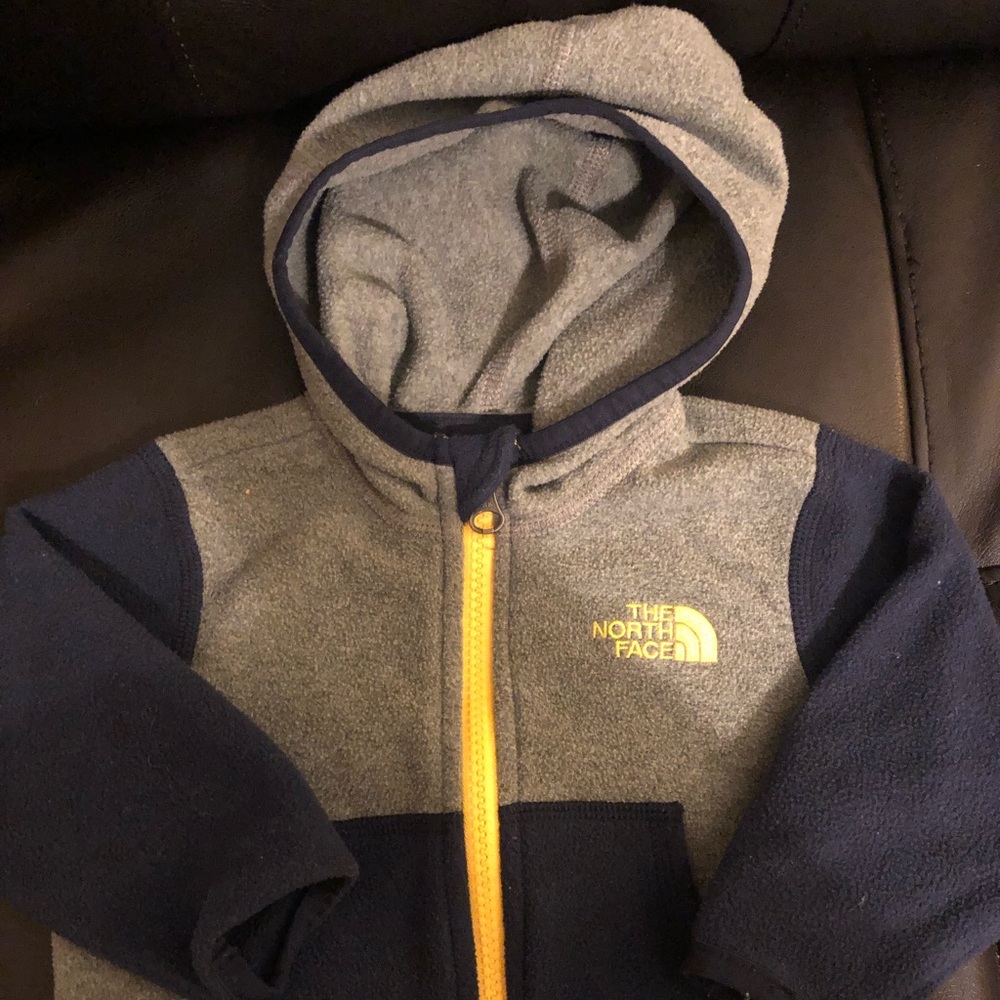 3-6 mos. north face fleece coat